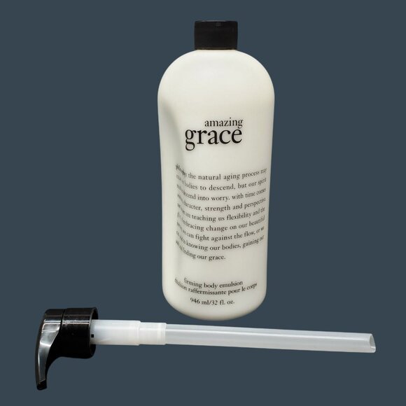SEALED Philosophy Amazing Grace Firming Body Emulsion 32 Oz With Pump - Picture 1 of 4